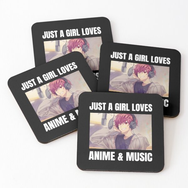 Item preview, Just A Girl Who Loves Anime And Music For Japanese K pop Music Lovers - Just A Girl Who Loves Anime And Music designed and sold by Funwithmusic.