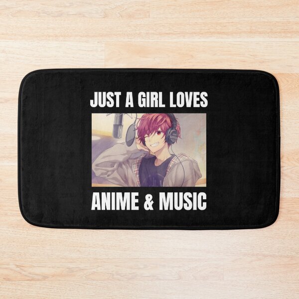 Item preview, Just A Girl Who Loves Anime And Music For Japanese K pop Music Lovers - Just A Girl Who Loves Anime And Music designed and sold by Funwithmusic.