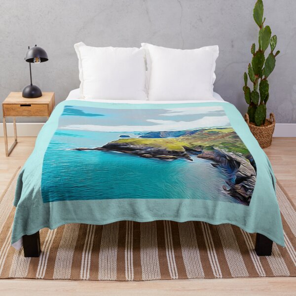 Item preview, Tintagel Castle illustration -legend of King Arthur designed and sold by ToyEaston.