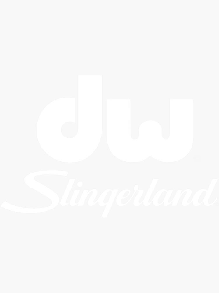 "DW Drums" Sticker for Sale by Redbubble