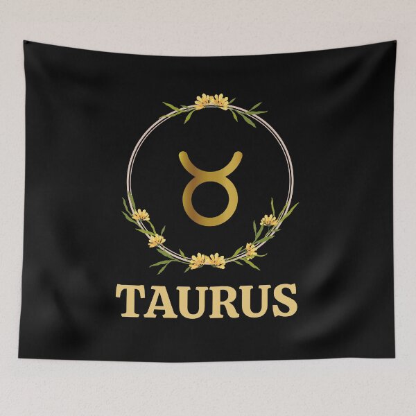 Item preview, Floral Taurus Zodiac Sign designed and sold by Hellofriendco.