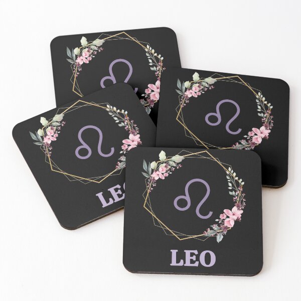 Item preview, Floral Leo Zodiac Sign designed and sold by Hellofriendco.
