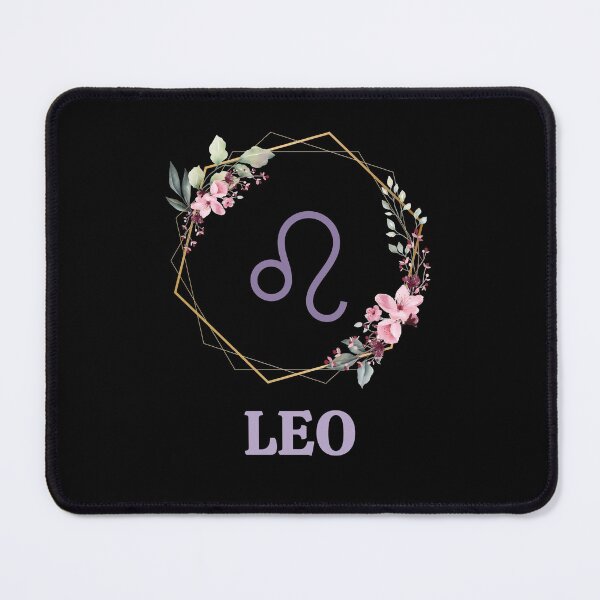 Item preview, Floral Leo Zodiac Sign designed and sold by Hellofriendco.