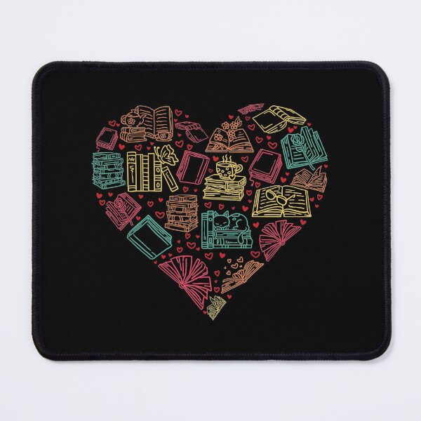 Item preview, Book Lover Heart Librarian Bookworm Gift graphic designed and sold by theodoros20.