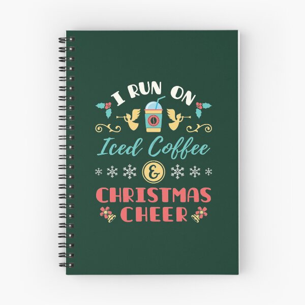 Item preview, I Run on Iced Coffee and Christmas Cheer designed and sold by jaygo.