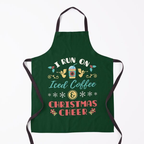 Item preview, I Run on Iced Coffee and Christmas Cheer designed and sold by jaygo.
