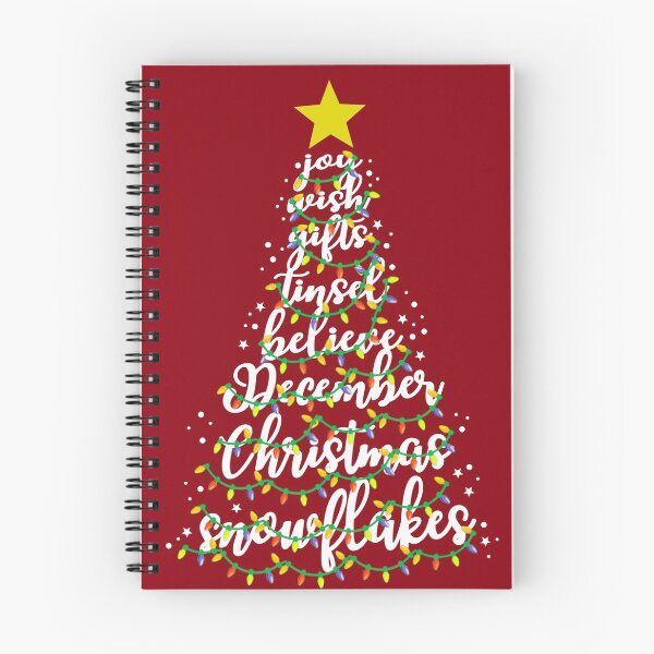 Item preview, Joy Wish Gifts Tinsel Believe December Christmas Snowflakes Christmas Tree Lovely Colorful Colourful Word Design designed and sold by TrulyEpoque.