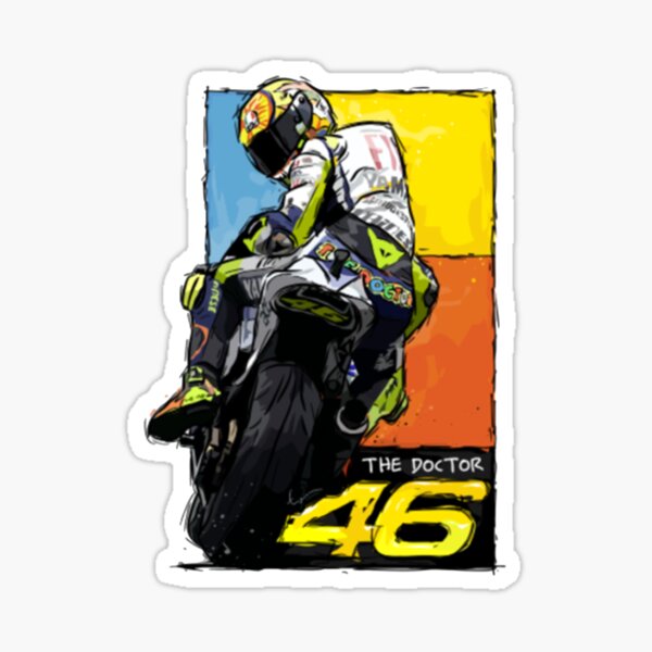 Stickers VR46 Rossi Yamaha 29 46 