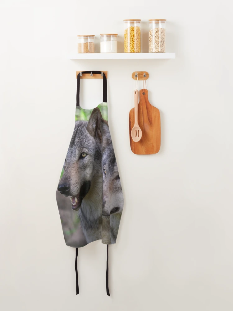 Thumbnail 4 of 6, Apron, Timber Wolves designed and sold by WolvesOnly.