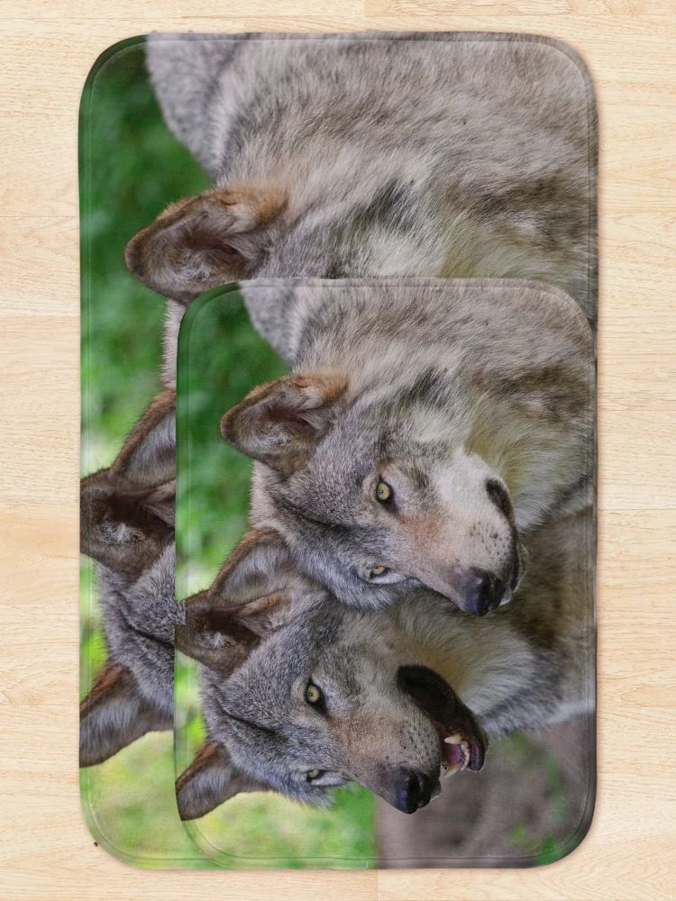 Thumbnail 5 of 6, Bath Mat, Timber Wolves designed and sold by WolvesOnly.