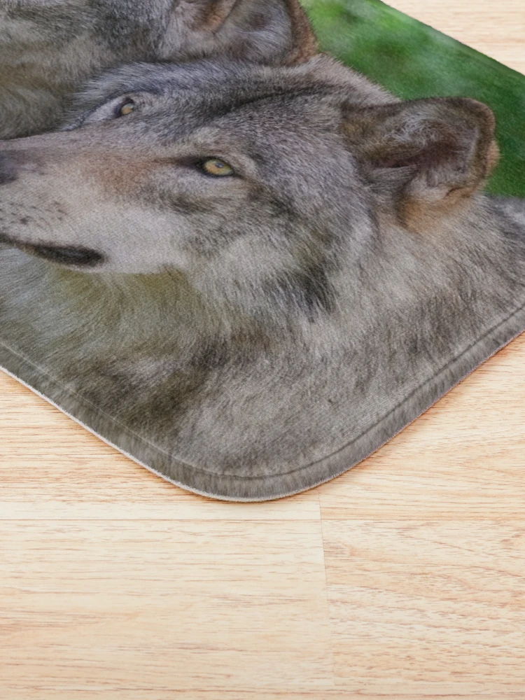 Thumbnail 3 of 6, Bath Mat, Timber Wolves designed and sold by WolvesOnly.