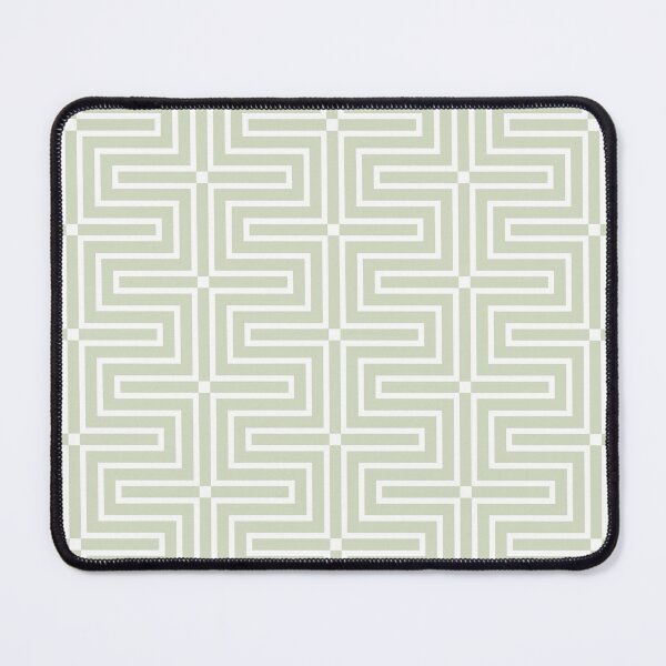 Artikelvorschau, Green and White Tessellation Line Pattern 3 Pairs Diamond Vogel 2022 Popular Color Balance 0748 entworfen und verkauft von ColorOfTheYears.