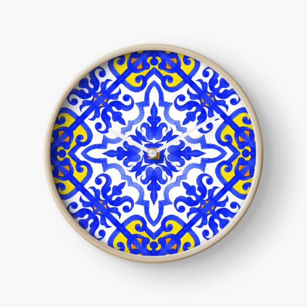 Vista previa del artículo con la obra «Azulejos portugueses. Magníficos patrones sin costuras azules y blancos.», diseñado y vendido por Olga Matskevich.