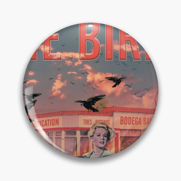 Item preview, Alfred Hitchcock The Birds Gas Station Well Known Thriller Officially Licensed Fan Art designed and sold by Mauswohn.