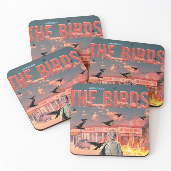 Item preview, Alfred Hitchcock The Birds Gas Station Well Known Thriller Officially Licensed Fan Art designed and sold by Mauswohn.