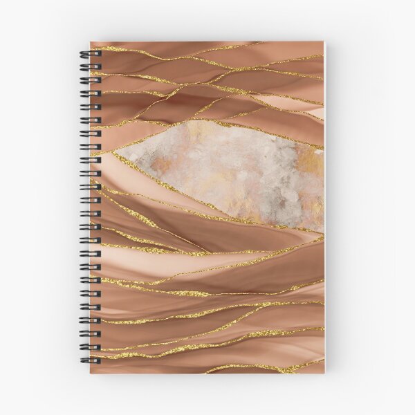 Item preview, Warm Faux Copper Mermaid Marble Waves designed and sold by MysticMarble.