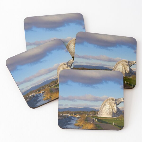 Item preview, View of the hills behind the Kelpies in Falkirk designed and sold by Ann Biddlecombe.