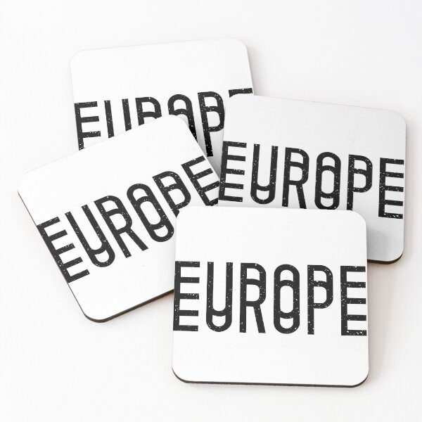 Item preview, Europe Elongated Typography designed and sold by Parag's Travel Shop.
