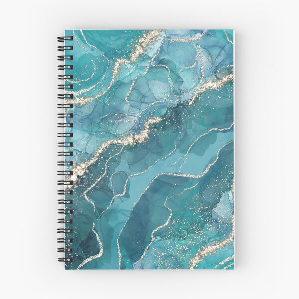Item preview, Teal Faux Marble Landscape designed and sold by MysticMarble.