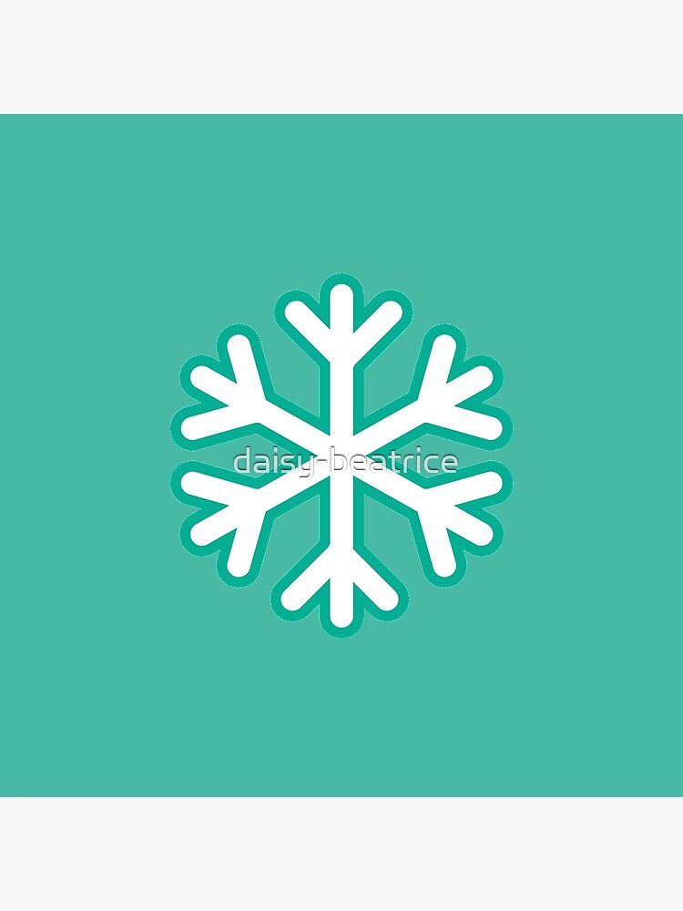 Discover Let It Snow - Mint Pin Button