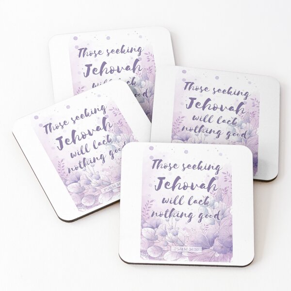Item preview, JW 2022 Yeartext - Those seeking Jehovah will lack nothing good (Psalm 34:10) designed and sold by LiliGalerie.