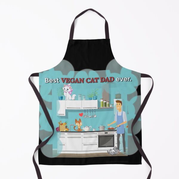 Item preview, Best Vegan Cat Dad Ever designed and sold by Marwad Haveli.
