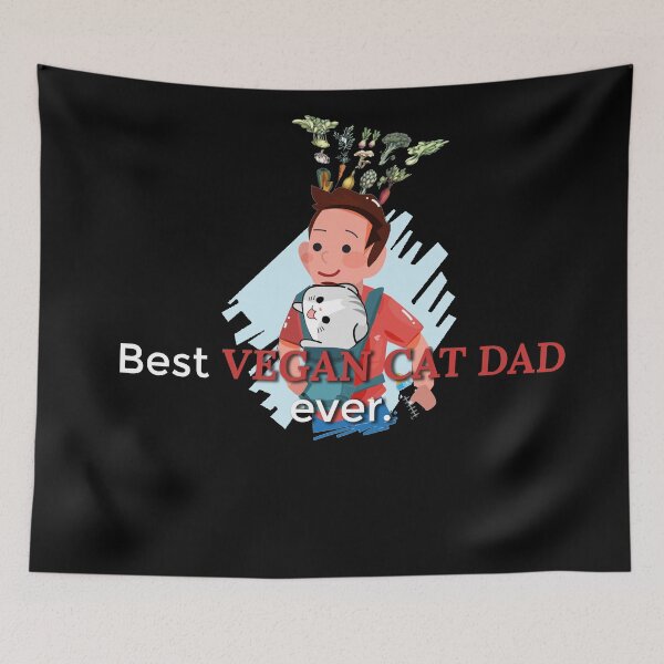 Item preview, Best VEGAN CAT DAD Ever designed and sold by Marwad Haveli.