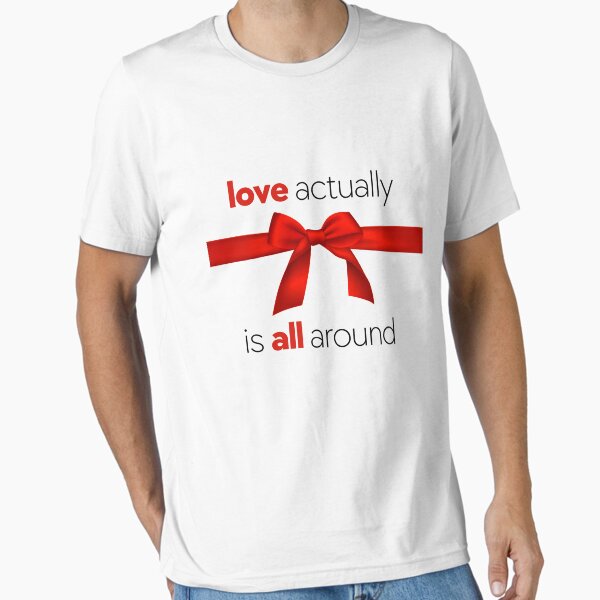 Item preview, Love Actually is All Around - Movie Quote designed and sold by DesignByLeo.