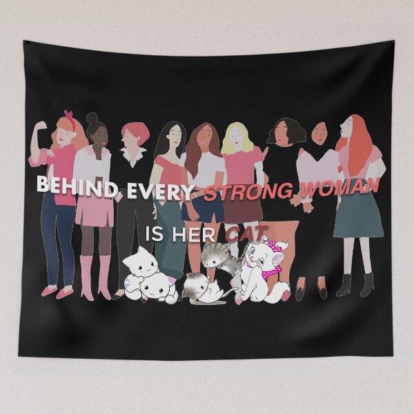 Item preview, Behind Every Strong Woman is her CAT designed and sold by Marwad Haveli.