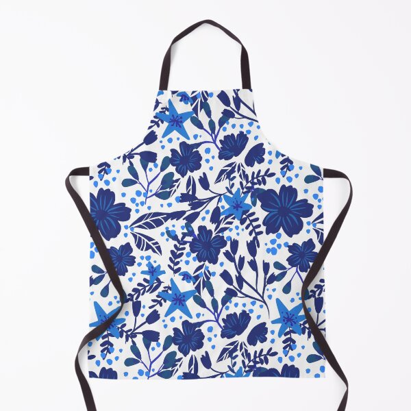 Item preview, Floral Pattern - Blue designed and sold by tessartsweden.