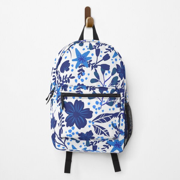 Item preview, Floral Pattern - Blue designed and sold by tessartsweden.