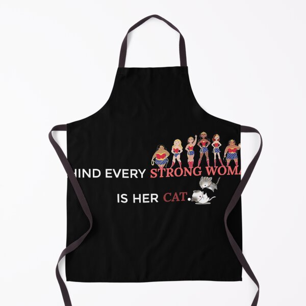 Item preview, Behind Every Strong Woman is her Cat designed and sold by Marwad Haveli.