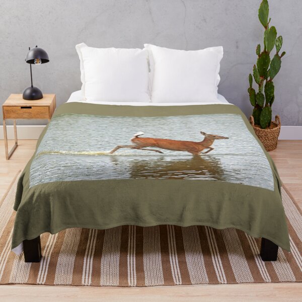Item preview, Whitetail Deer Prancing in a Pond designed and sold by PaulKPhoto.