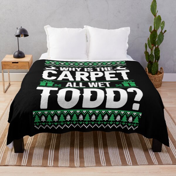 Item preview, Christmas Why is the Carpet All We Todd Shirt, Couple Christmas Shirts, Christmas Shirts, Ugly Christmas Shirt designed and sold by aymob.
