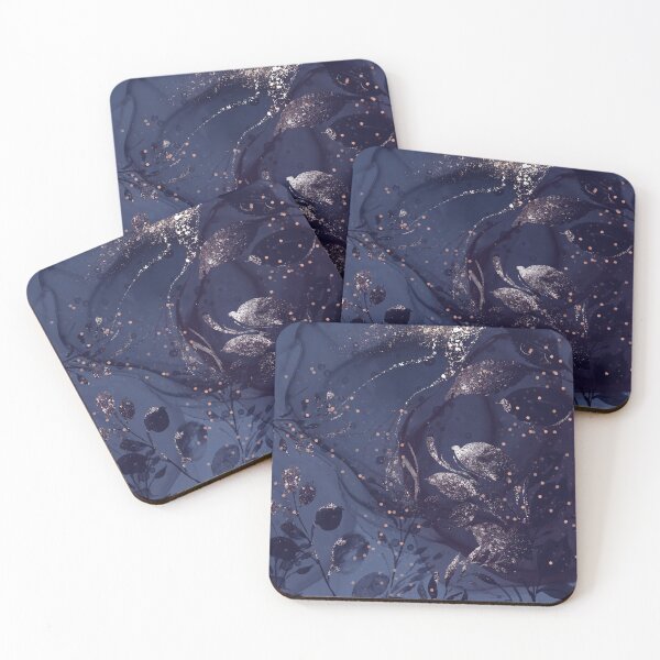 Item preview, Dark Purple Flowers And Faux Marble designed and sold by MysticMarble.