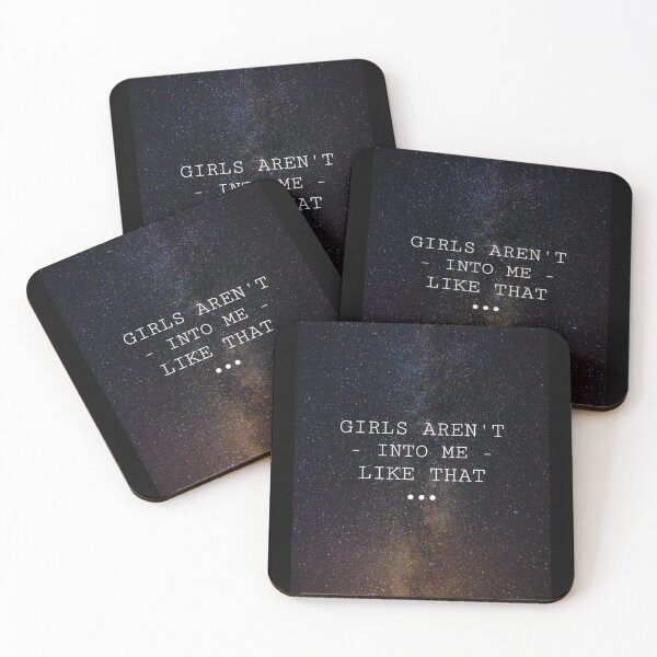 Item preview, Girls Aren_t Into Me Like That - a Quote of a Boy with Insecurity   designed and sold by Sinatrafujuko.