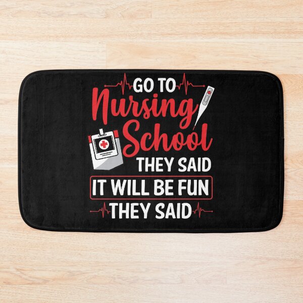 Item preview, Go to Nursing School They Said It Will Be Fun They Said designed and sold by GoZayaan.