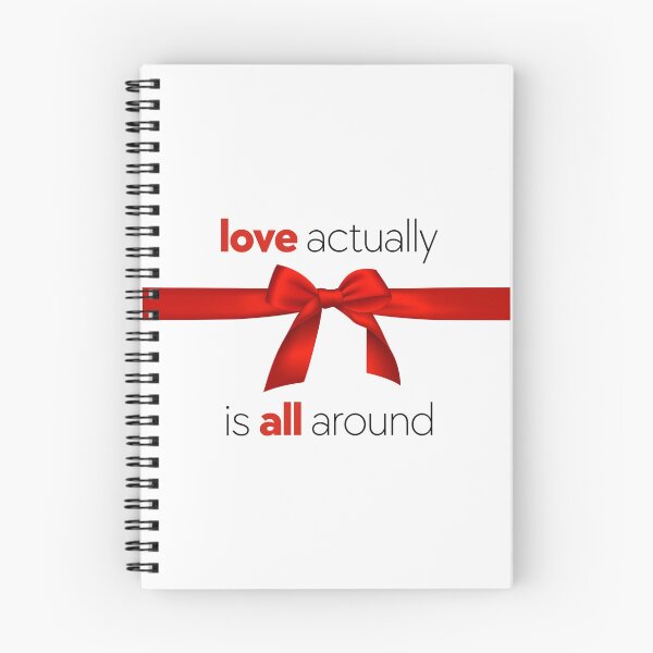 Item preview, Love Actually is All Around - Movie Quote designed and sold by DesignByLeo.