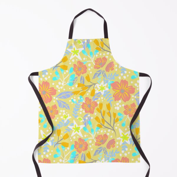 Item preview, Floral Pattern - Light Yellow designed and sold by tessartsweden.