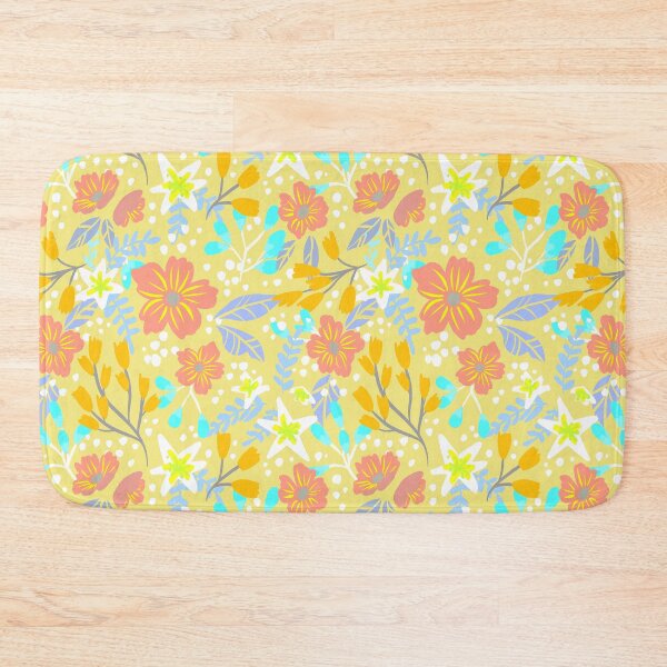 Item preview, Floral Pattern - Light Yellow designed and sold by tessartsweden.
