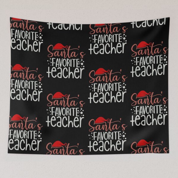 Item preview, Santa's Favorite Teacher designed and sold by FOX1999-Design.