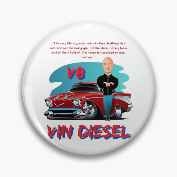 Item preview, Vin Diesel-I live my life a quarter mile at a time designed and sold by DrawingAndText.
