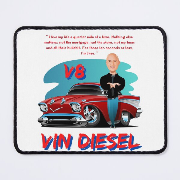 Item preview, Vin Diesel-I live my life a quarter mile at a time designed and sold by DrawingAndText.