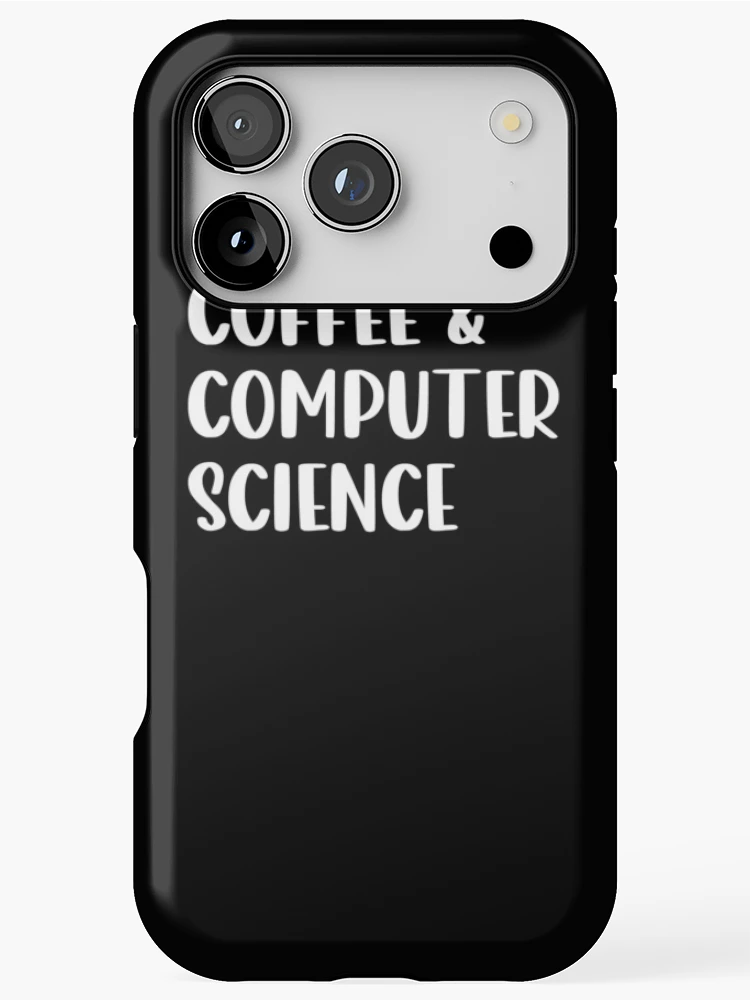Thumbnail 1 of 4, iPhone Case, Coffee Computer Science, Computer Science Graduation, Funny Computer Programmer Shirt, Computer Coder Gift, Computer Science Student Shirt designed and sold by aymob.