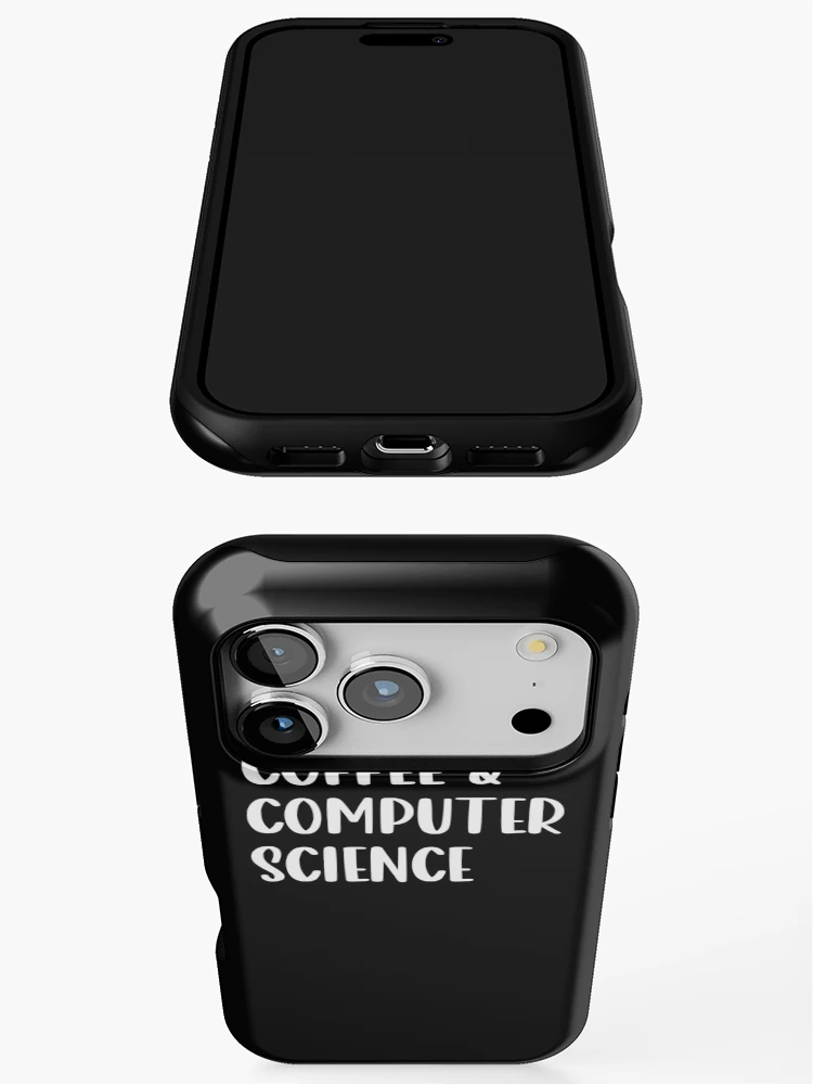 Thumbnail 3 of 4, iPhone Case, Coffee Computer Science, Computer Science Graduation, Funny Computer Programmer Shirt, Computer Coder Gift, Computer Science Student Shirt designed and sold by aymob.