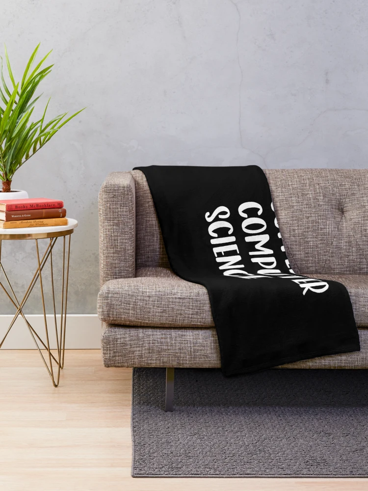 Thumbnail 2 of 6, Throw Blanket, Coffee Computer Science, Computer Science Graduation, Funny Computer Programmer Shirt, Computer Coder Gift, Computer Science Student Shirt designed and sold by aymob.