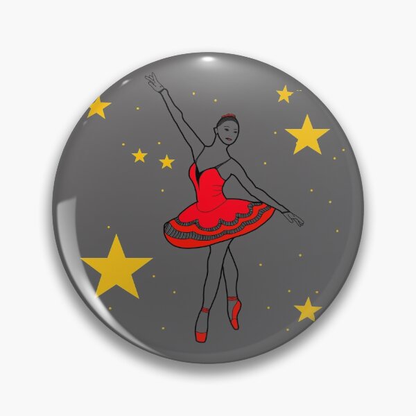 Item preview, Ballerina with red shoes - biffybobcat designed and sold by biffybobcat.
