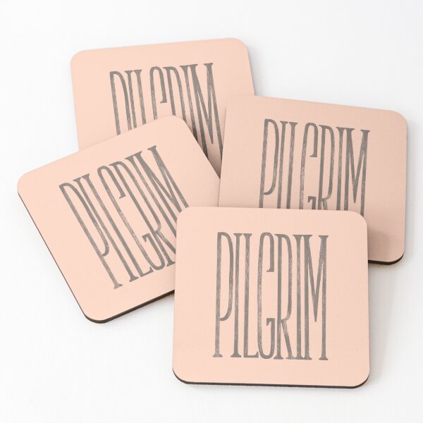 Item preview, Pilgrim - Taupe on Peach designed and sold by Christine Philbrick.