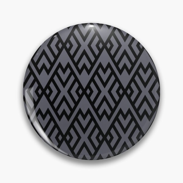 Item preview, Black and Gray Minimal Diamond Shape Tile Pattern - Diamond Vogel 2022 Popular Color Blackwater 1320 designed and sold by ColorOfTheYears.
