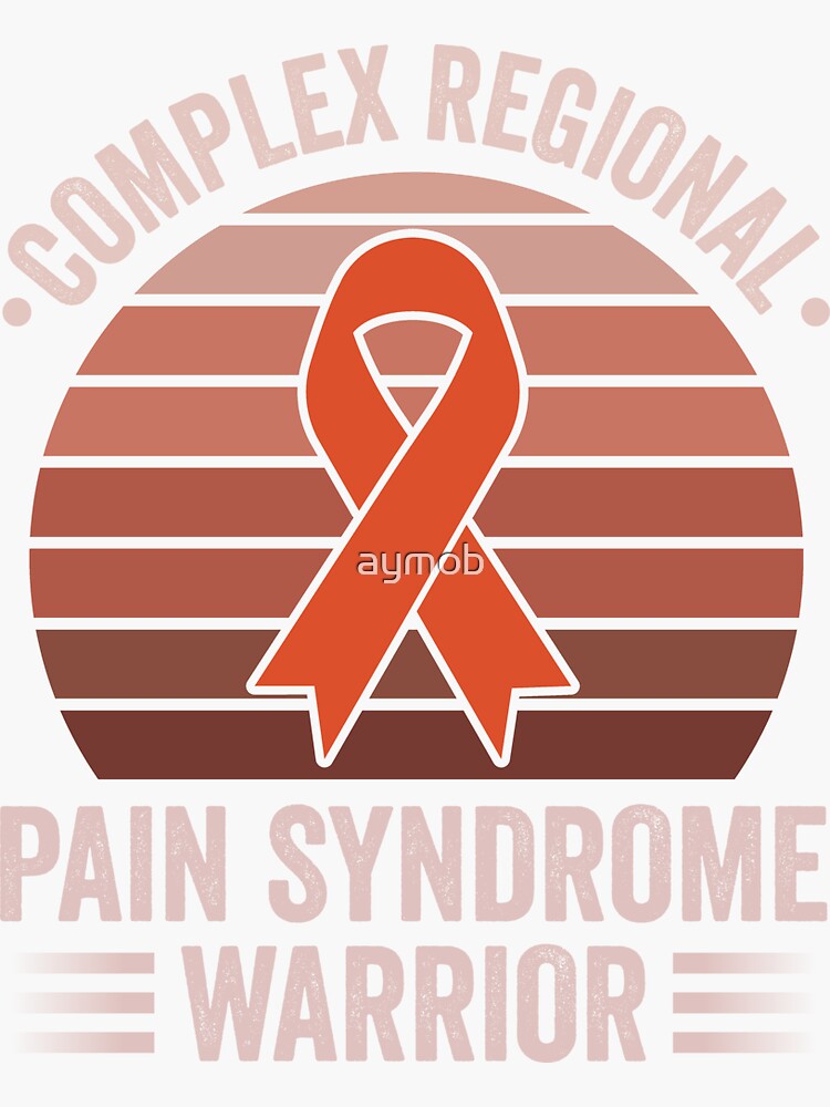 Orange Ribbon CRPS RSD Awareness' Sticker